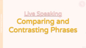 Video thumbnail: Comparing and Contrasting