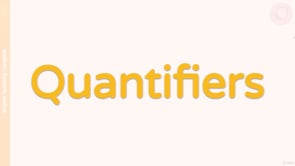 Video thumbnail: Quantifiers