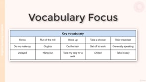 Video thumbnail: M5 Vocabulary Focus