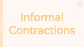 Video thumbnail: M5 Informal Contractions