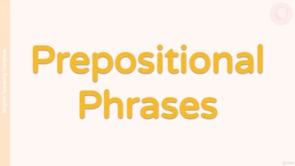 Video thumbnail: M5 Prepositional Phrases