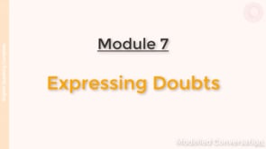 Video thumbnail: M7 Modeled Conversation