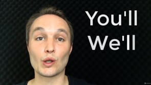 Video thumbnail: M9 Contractions Pronouns Will Have Are