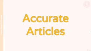 Video thumbnail: M11 Accurate Articles