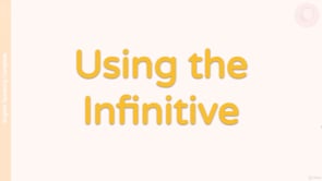 Video thumbnail: M11 Using the Infinitive