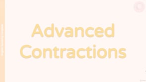 Video thumbnail: M14 Advanced Contractions