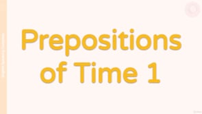 Video thumbnail: M17 Prepositions of Time Whilst During