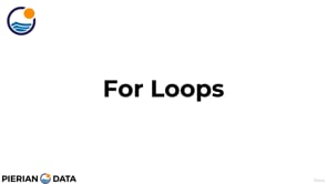 Video thumbnail: 002 For Loops in Python