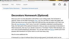 Video thumbnail: 002 Decorators Homework