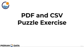 Video thumbnail: 004 PDFs and Spreadsheets Python Puzzle Exercise