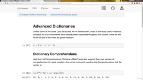 Video thumbnail: 004 Advanced Dictionaries