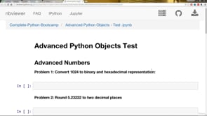 Video thumbnail: 006 Advanced Python Objects Assessment Test