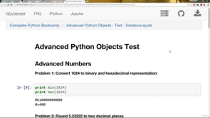 Video thumbnail: 007 Advanced Python Objects Test - Solutions
