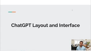 Video thumbnail: ChatGPT Layout and Interface