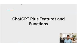 Video thumbnail: ChatGPT Plus Features and Functions