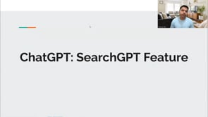 Video thumbnail: ChatGPT: SearchGPT Feature