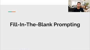 Video thumbnail: Fill-In-The-Blank Prompting