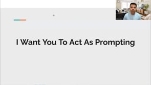 Video thumbnail: I Want You To Act As Prompting