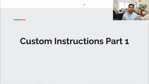 Video thumbnail: Custom Instructions Part 1