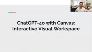 Video thumbnail: ChatGPT-4o with Canvas: Interactive Visual Workspace