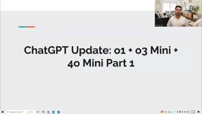 Video thumbnail: ChatGPT Update: o1 Preview +o1 Mini + 4o Mini Part 1