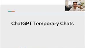 Video thumbnail: ChatGPT Temporary Chats