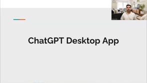 Video thumbnail: ChatGPT Desktop App