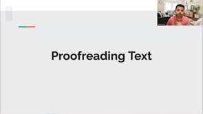 Video thumbnail: Proofreading Text