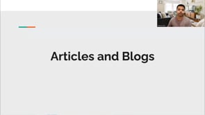 Video thumbnail: Articles and Blogs