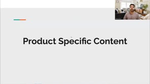 Video thumbnail: Product Specific Content