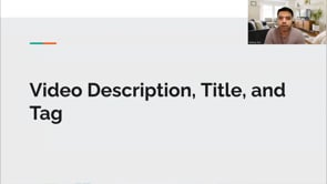 Video thumbnail: Video Description, Title, and Tag