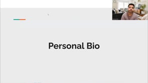 Video thumbnail: Personal Bio