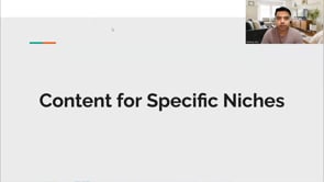 Video thumbnail: Content for Specific Niches
