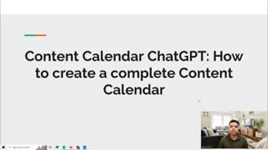 Video thumbnail: Content Calendar