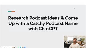 Video thumbnail: Research Podcast Ideas