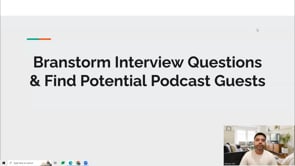 Video thumbnail: Brainstorm Interview Questions