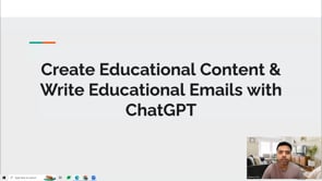 Video thumbnail: Create Educational Content 