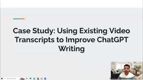 Video thumbnail: Change Video Transcript