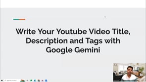 Video thumbnail: Write Your Youtube Video Title, Description and Tags