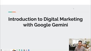 Video thumbnail: Introduction to Digital Marketing with Google Gemini