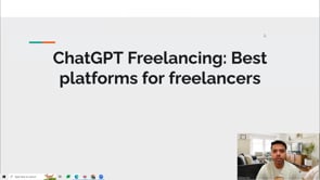 Video thumbnail: ChatGPT Freelancing: Best platforms for freelancers