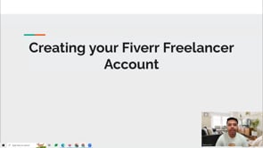 Video thumbnail: Creating your Fiverr Freelancer Account