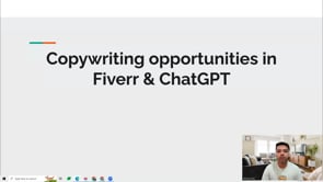 Video thumbnail: Copywriting opportunities in Fiverr & ChatGPT