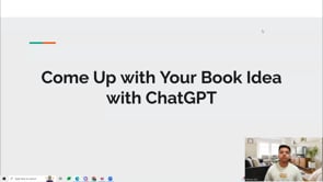 Video thumbnail: Come Up with Your Book Idea with ChatGPT