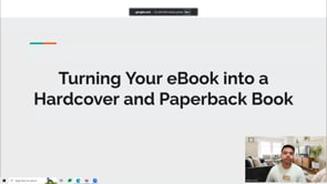 Video thumbnail: Turning Your eBook into a Hardcover and Paperback Book