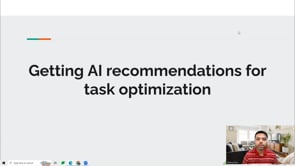 Video thumbnail: Getting AI recommendations for task optimization