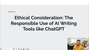 Video thumbnail: The Responsible Use of AI Writing Tools