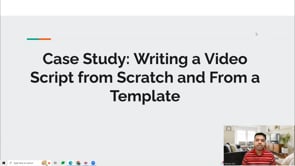 Video thumbnail: Writing a Video Script from Scratch and From a Template