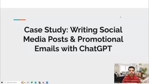Video thumbnail: Writing Social Media Posts & Promotional Emails