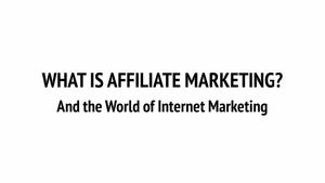 Video thumbnail: Mod. 8 - What is Affiliate Marketing?